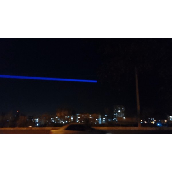 لیزر نورپردازی و تبلیغاتی آبی (  6500 میلی وات )